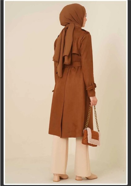 Uğur Butik Fixay Nubuk Süet Trençkot