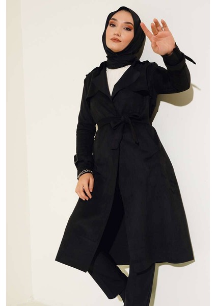 Uğur Butik Fixay Nubuk Süet Trençkot modelleri