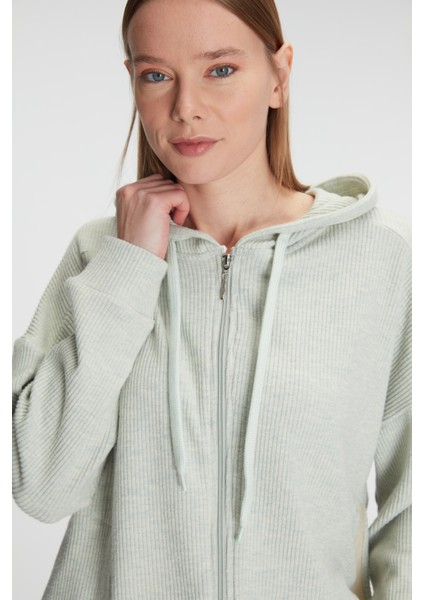 Kadın Pamuklu Homesuit Kapüşonlu Fermuarlı Ev Giyim Pijama TAKIMI11333 fiyatları