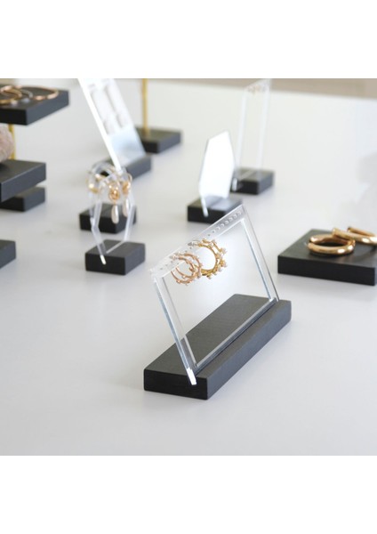 Siyah Seri 19 Parça Takı Organizeri Kolye Bileklik Küpe Yüzük Seti fırsatları