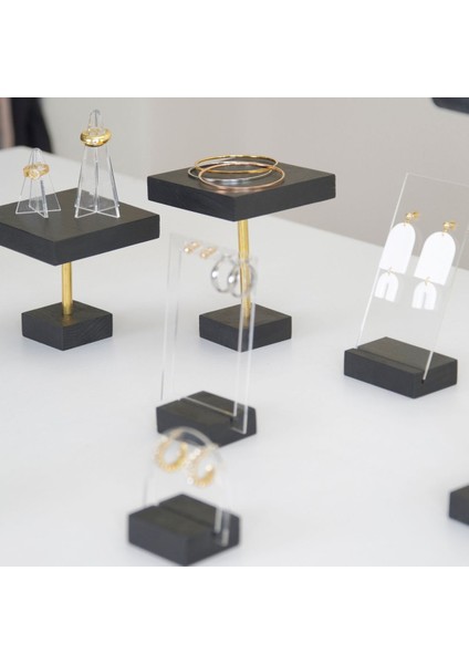 Siyah Seri 19 Parça Takı Organizeri Kolye Bileklik Küpe Yüzük Seti indirimleri