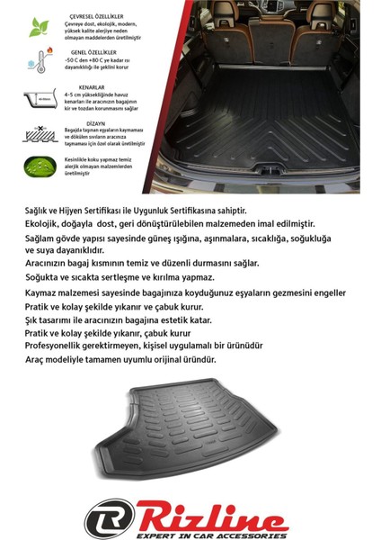 Hyundai Tucson 2015-2020 3D Havuzlu Paspas ve Bagaj Havuzu Set Siyah fırsatları