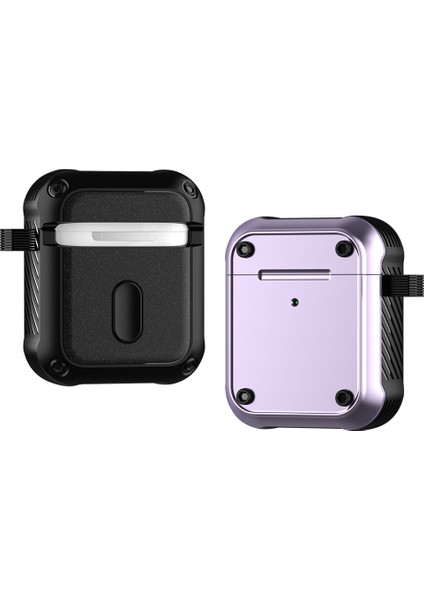 Apple Airpods için 2016 2019 Kablosuz Airpods 2019 Çıft Renkli Pc+Tpu Düşmeyi Önleyici Kulaklık Kılıfı (Yurt Dışından) fiyatları