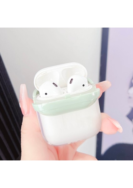 Apple Airpods için Tpu+Pc 2016 2019 Airpods Kablosuz 2019 , Askılı Koruyucu + Kulaklık Kılıfı (Yurt Dışından)