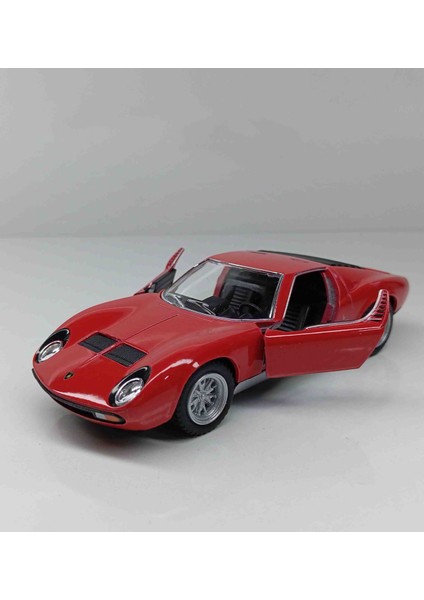 1:34 1971 Lamborghini Miura P 400 Sv Çek/bırak Metal Araba