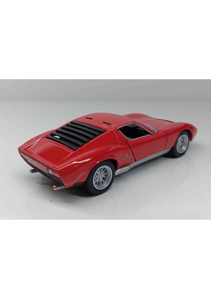 1:34 1971 Lamborghini Miura P 400 Sv Çek/bırak Metal Araba