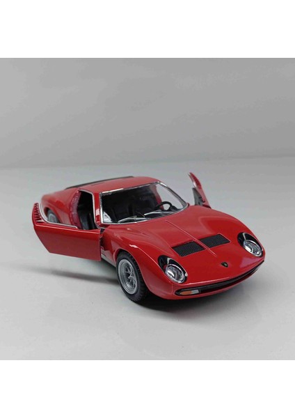 1:34 1971 Lamborghini Miura P 400 Sv Çek/bırak Metal Araba