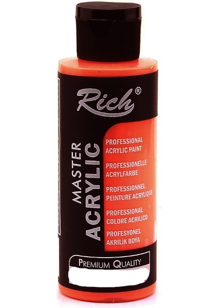 Akrilik Boya 120CC Floresan Kırmızı