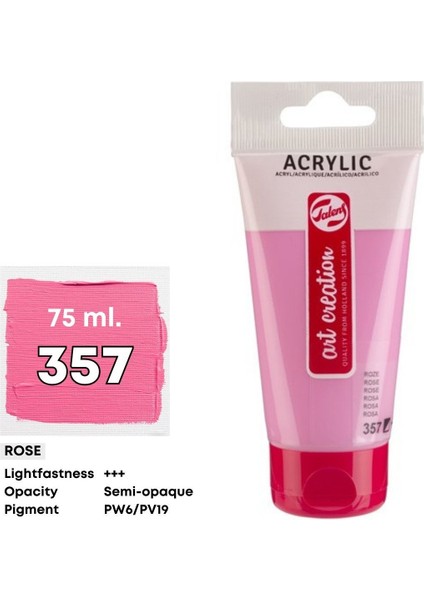 Artcreation Akrilik Boya 75ML - N:357 Rose