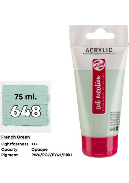 Artcreation Akrilik Boya 75ML - N:648 French Green