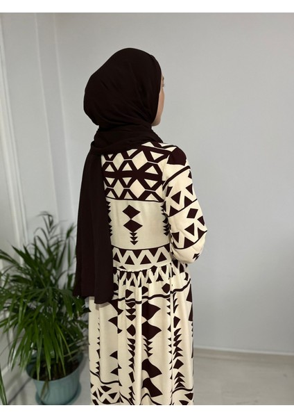 Desenli Viskon Elbise fiyatları