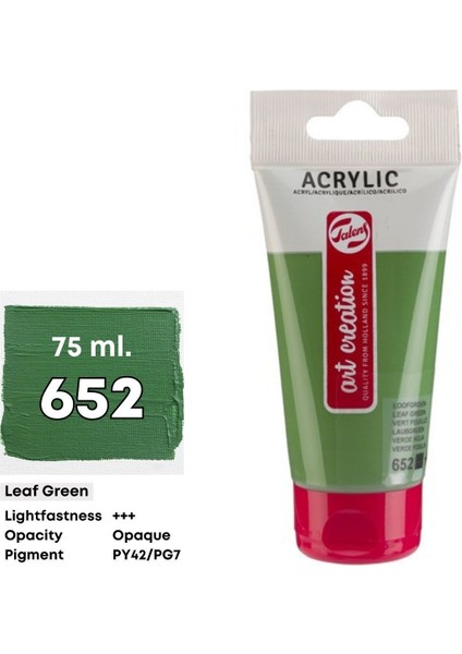 Artcreation Akrilik Boya 75ML - N:652 Leaf Green
