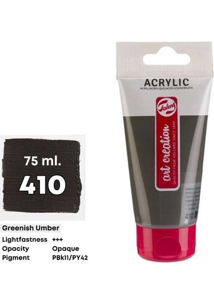 Artcreation Akrilik Boya 75ML - N:410 Greenish Umber