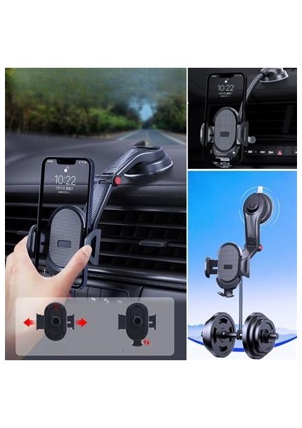 Güçlü Vantuzlu Araç Içi Konsol Üstü Telefon Tutucu Aparat fiyatları