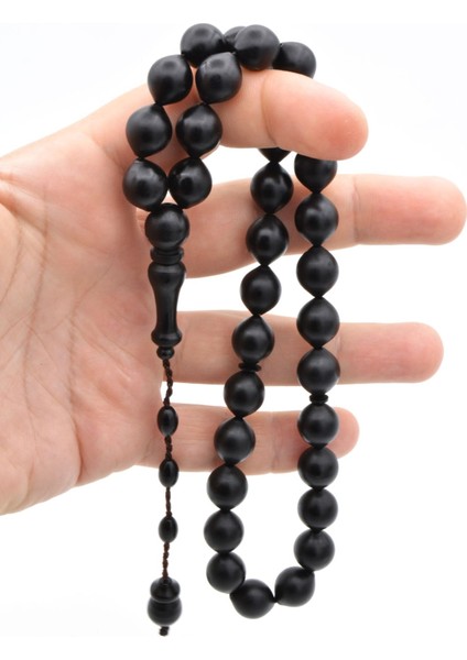 Sistemli Sığırcık Kesim Iri Boy Siyah Fiber Tesbih fırsatları