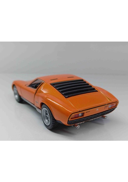 1:34 Orange Miura Lamborghini Sv P-400 Çek/bırak modelleri