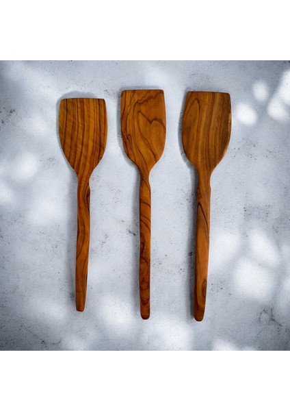 Zeytin Ağacı Spatula 3 Parça / El Yapımı Spatula 3 Parça