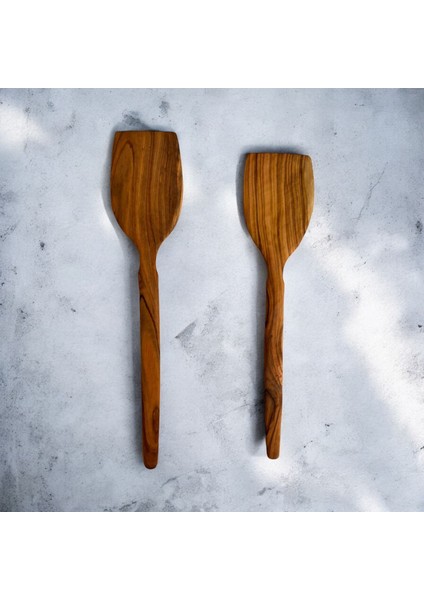 Zeytin Ağacı Spatula 2 Parça / El Yapımı Spatula 2 Parça