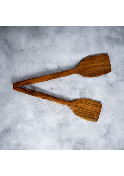 Zeytin Ağacı Spatula 2 Parça / El Yapımı Spatula 2 Parça