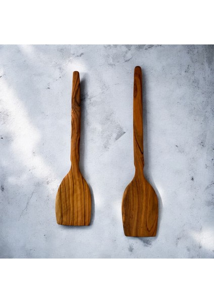 Zeytin Ağacı Spatula 2 Parça / El Yapımı Spatula 2 Parça