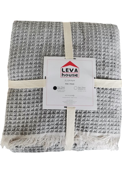 Pıke Cızgılı Kısa Sacak Cıft Kısılık 200X230