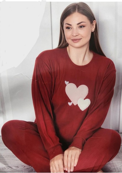 Büyük Beden Interlok Anne Pijama Takımı