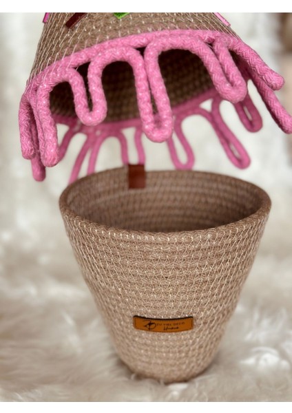 El Yapımı Tasarım 3’lü Düzenleyici Sepet Kahverengi / Tek Ebat fırsatları