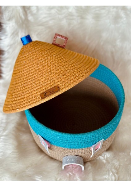 El Yapımı Tasarım 3’lü Düzenleyici Sepet Kahverengi / Tek Ebat indirimleri