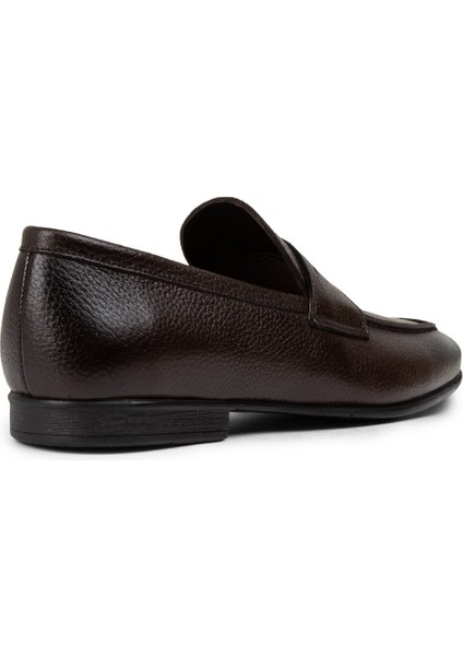 Hakiki Deri Kahverengi Erkek Loafer Ayakkabı - 01988MKHVC01 fiyatları