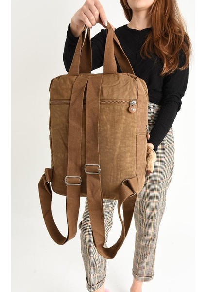 Kapaklı Okul Çantası Ister Elde Ister Sırt Olarak Rahat Kullanım 35*30 cm Kadın Sırt Çantası modelleri