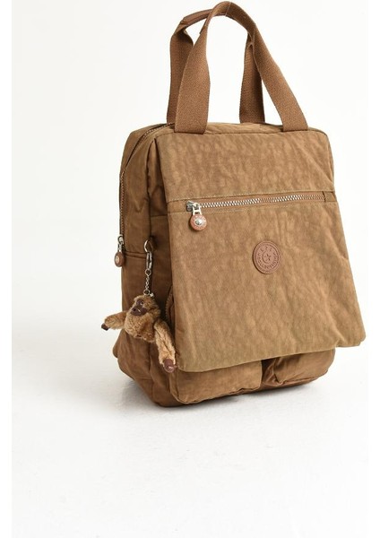 Kapaklı Okul Çantası Ister Elde Ister Sırt Olarak Rahat Kullanım 35*30 cm Kadın Sırt Çantası fırsatları