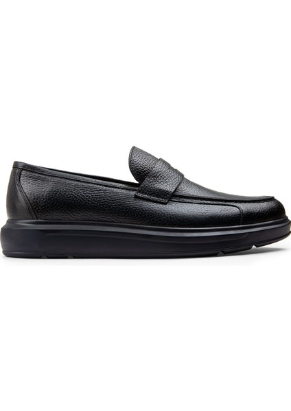 Hakiki Deri Koyu Lacivert Comfort Erkek Loafer - 01564MLCVP17