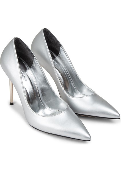 Gümüş Rengi Kadın Stiletto - PR813ZGMSM01 modelleri