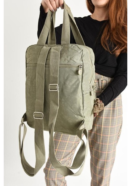 Kapaklı Okul Çantası Ister Elde Ister Sırt Olarak Rahat Kullanım 35*30 cm Kadın Sırt Çantası modelleri