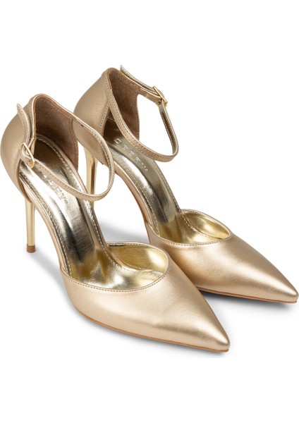 Altın Rengi Kadın Topuklu Ayakkabı - P2091ZALTM01 modelleri