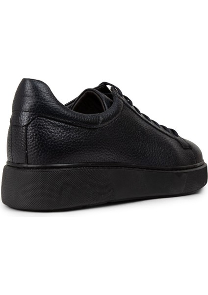 Hakiki Deri Lacivert Erkek Sneaker Ayakkabı - 01954MLCVE03 fiyatları