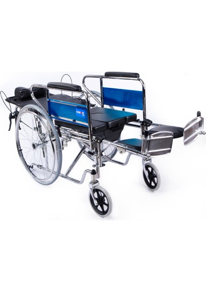 DY02608GC Sırtı Yatar Ayak Kalkar Tuvalet Özellikli Tekerlekli Sandalye modelleri