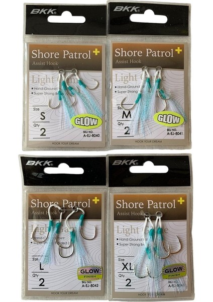 Shore Patrol+ Glow Double Assist Iğne (2'li Paket)
