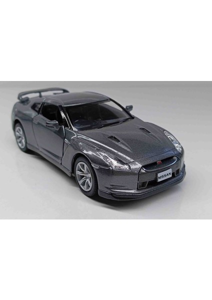 1:36 Füme 2009 Nissan Gt-R R35 Metal Çek/bırak