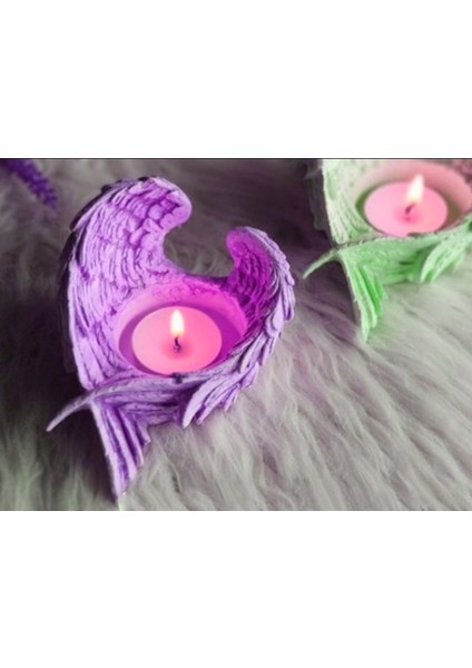 13CM Kanat Mumluk Silikon Kalıp K-491