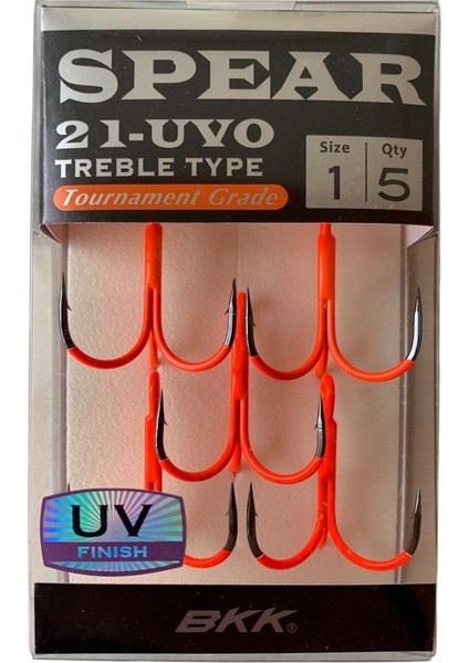 Spear-21 Uvo Üçlü Iğne 5'li Paket No:1