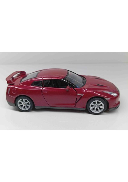 Bordo 1:36 Nissan Gt-R R35 Çek Birak Metal Araba modelleri