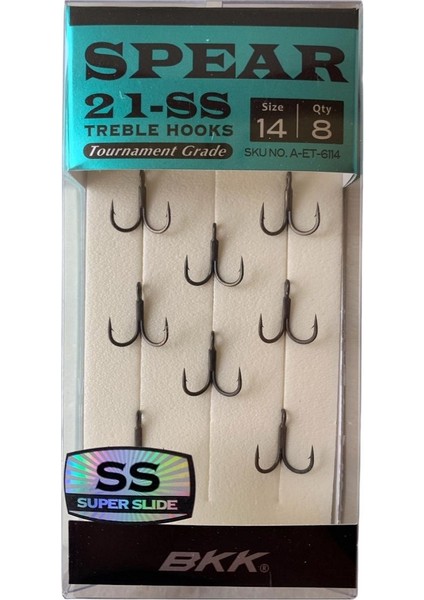 Spear-21 Ss Üçlü Iğne 8'li Paket No:14