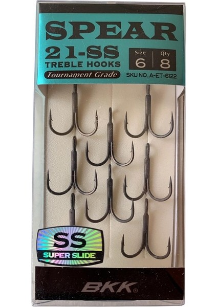 Spear-21 Ss Üçlü Iğne 8'li Paket No:6