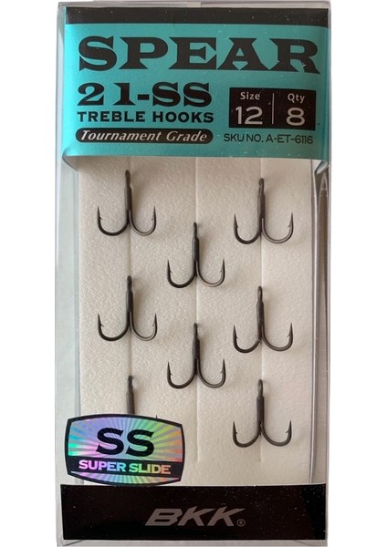Spear-21 Ss Üçlü Iğne 8'li Paket No:12
