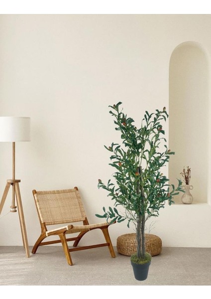 Yapay Zeytin Ağacı 125CM Iki Gövdeli Salex Doğal Gerçek Görünümlü Yapay Ağaç fırsatları