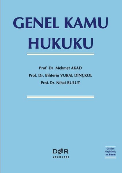 Genel Kamu Hukuku (Ciltli)