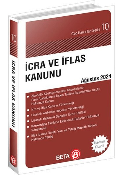 İcra ve İflas Kanunu - Ağustos 2024