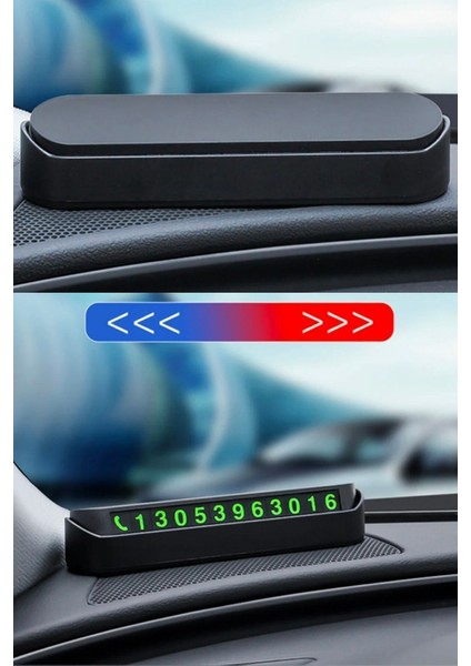 Pratik Fosforlu Telefon Numarası Yamzak Için Araç Içi Oto Numaratör Numaralık