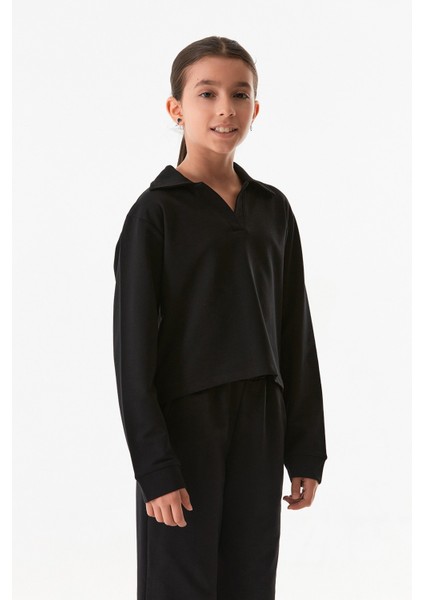 Basic Polo Yaka Beli Lastikli Kız Çocuk Takım fiyatları